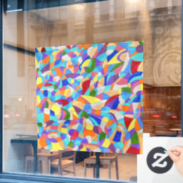 Kieuwen op een strand raamsticker