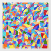 Kieuwen op een strand raamsticker (Vel)