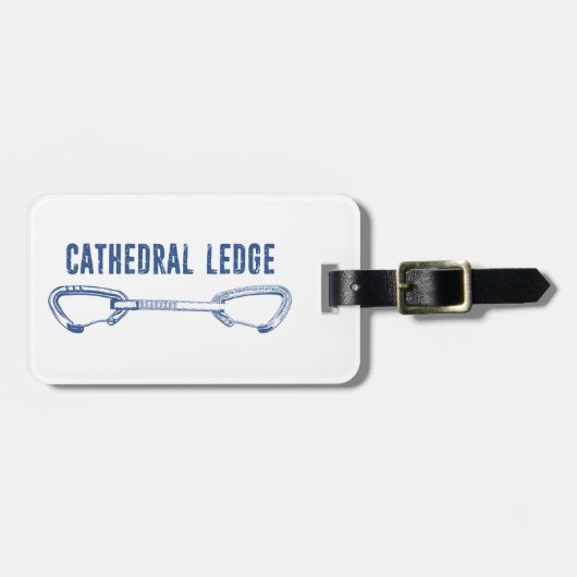 Kieuwen van de kathedraal bagagelabel (Voorkant horizontaal)