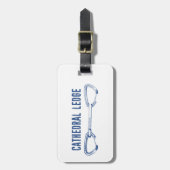 Kieuwen van de kathedraal bagagelabel (Voorkant verticaal)