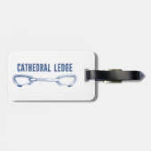 Kieuwen van de kathedraal bagagelabel (Achterkant horizontaal)