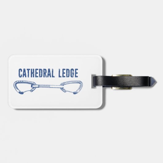 Kieuwen van de kathedraal bagagelabel (Achterkant horizontaal)