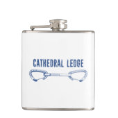 Kieuwen van de kathedraal heupfles (Voorkant)