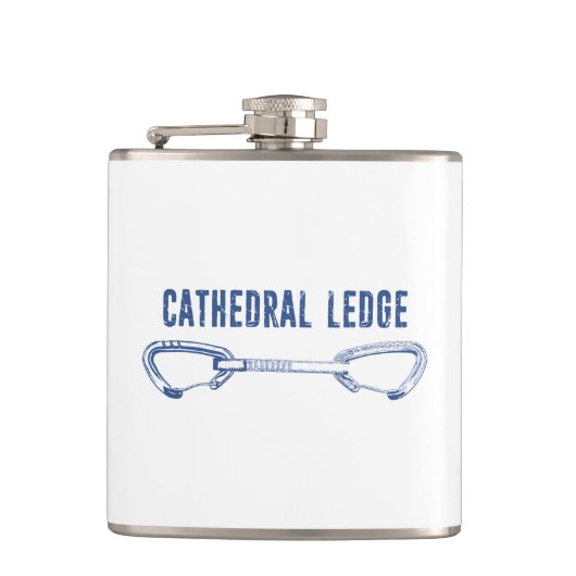 Kieuwen van de kathedraal heupfles (Voorkant)