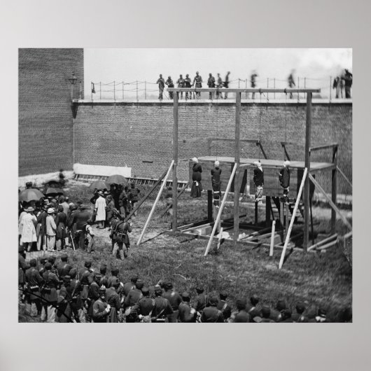 Kieuwen van Lincoln Conspirators, 1865 Poster (Voorkant)