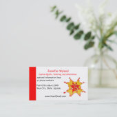 Kieuwen, wijzigen, ambachten, naaien visitekaartje (Staand voorkant)