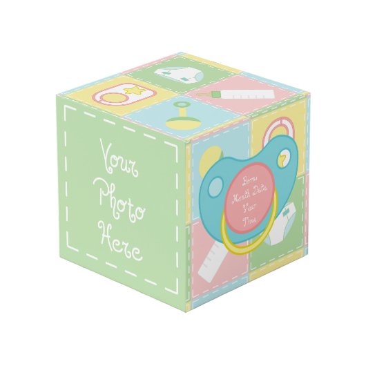 Kieuwfotokubus voor baby's kubus (Achter hoekig)