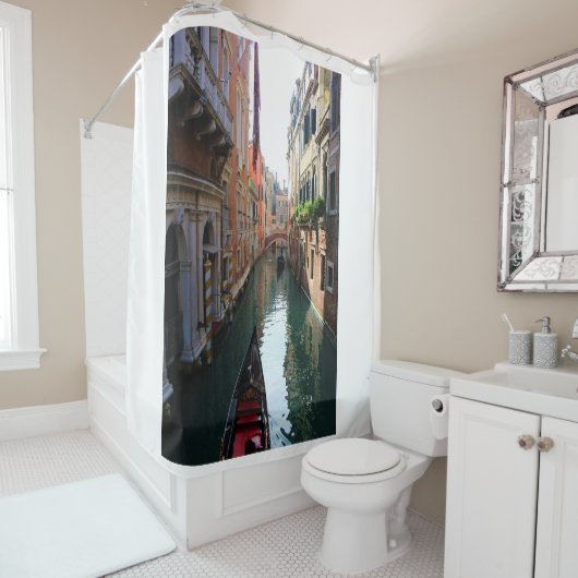 Kieuwgordijn van Venetië Douchegordijn (In situ)