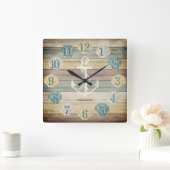 Kieuwhout Nautische strips met ankerplein Wa Vierkante Klok (Huis)