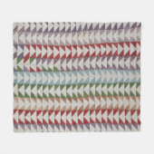 Kieuwpatroon vliegende ganzen fleece deken (Voorkant (Horizontaal))