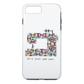 Kieuwpatroon voor naaimachine Case-Mate iPhone case (Achterkant)