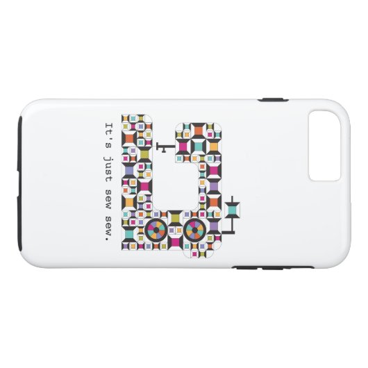 Kieuwpatroon voor naaimachine Case-Mate iPhone case (Achterkant (Horizontaal))