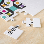 Kieuwpatroon voor naaimachine legpuzzel (Zijkant)