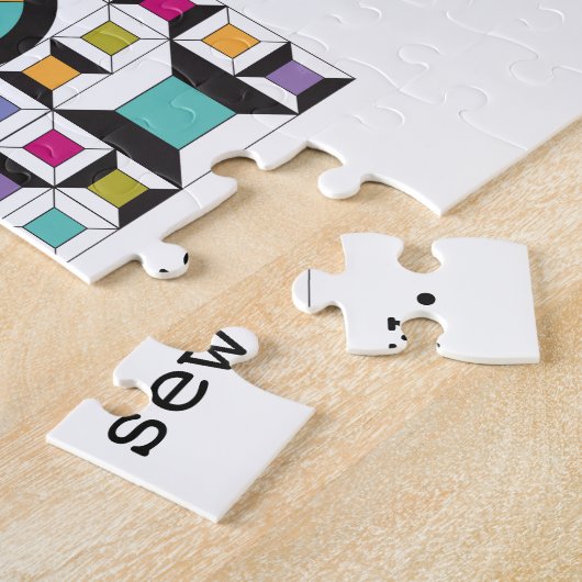 Kieuwpatroon voor naaimachine legpuzzel (Zijkant)