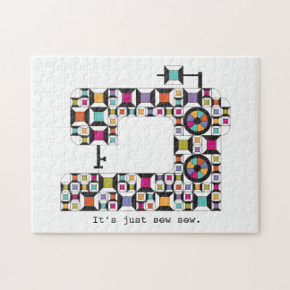Kieuwpatroon voor naaimachine legpuzzel