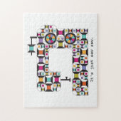 Kieuwpatroon voor naaimachine legpuzzel (Verticaal)