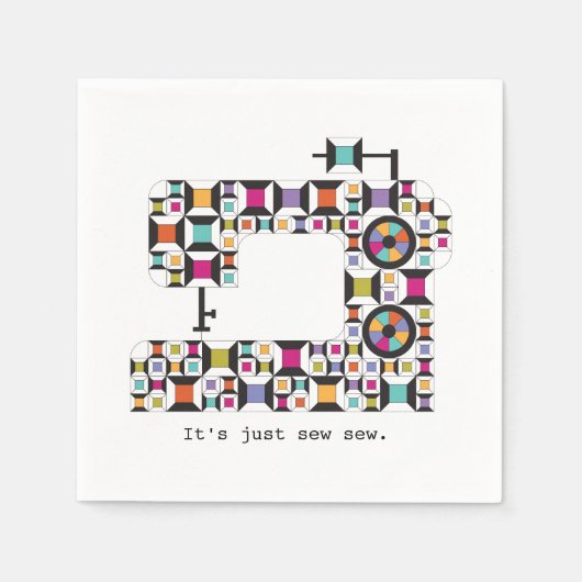 Kieuwpatroon voor naaimachine servet (Voorkant)