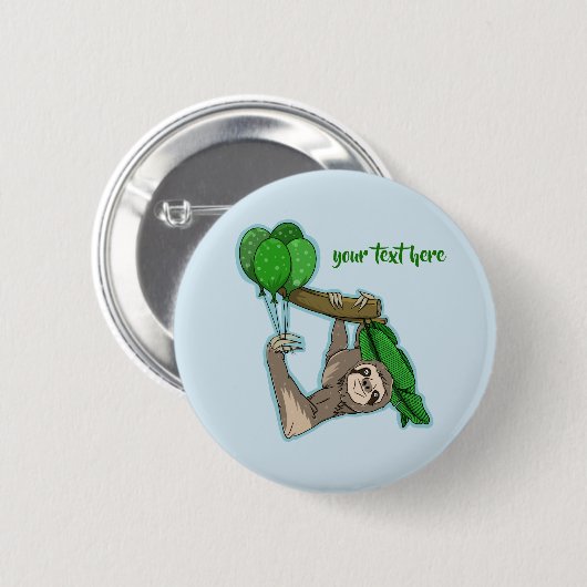 Kieuwslang in een boom ronde button 5,7 cm (Voorkant /achterkant)