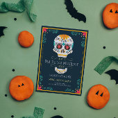 Kieuwsuikerskull Dia De Los Muertos Kaart