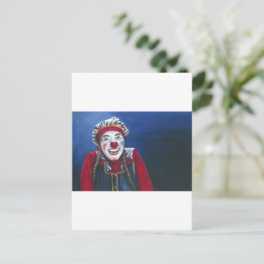 Kieuwt het Klapen schilderen Briefkaart (Staand voorkant)