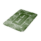 Kieuwtijd Groene palm verliest patroon Badmat (Gekanteld)