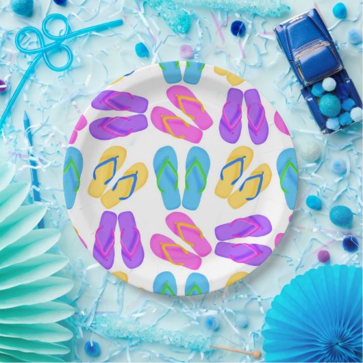 Kieuwvloerpatroon bord van papier (Feest)