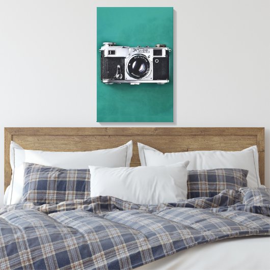 Kiev 4 klassieke film camera print (Insitu (Slaapkamer))