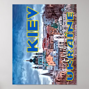 Kiev, bezoek Oekraïne Poster