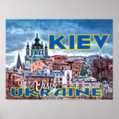 Kiev, bezoek Oekraïne Poster (Voorkant)