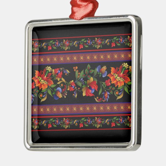 Kiev Black Metalen Ornament (Links)