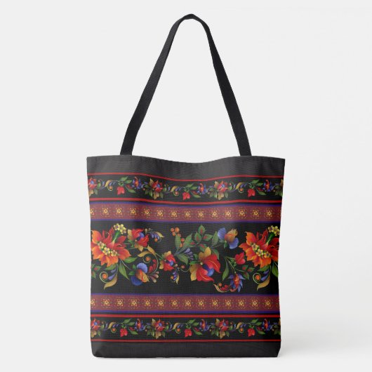 Kiev Black Tote Bag (Achterkant)