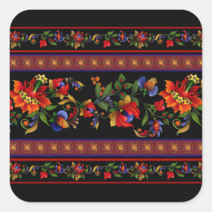 Kiev Black Vierkante Sticker