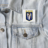 Kiev COA Vierkante Button 5,1 Cm (In situ)