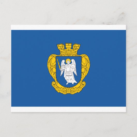 Kiev Flag Briefkaart (Voorkant)