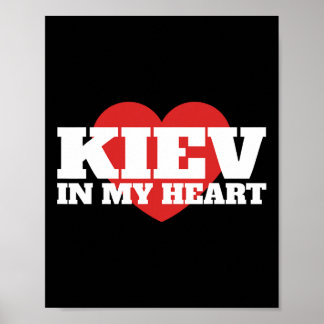 Kiev in mijn hart - Avenire Souvenir uit Oekraïne  Poster