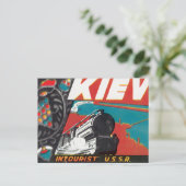 Kiev Intoerist USSR Briefkaart (Staand voorkant)