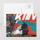 Kiev Intoerist USSR Briefkaart (Voorkant / Achterkant)