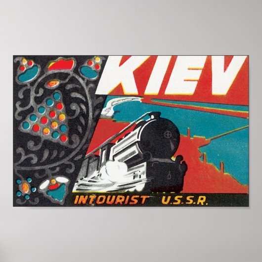 Kiev Intoerist USSR Poster (Voorkant)