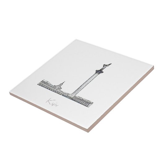 Kiev / Kiev Ukraine Architecture Sketch Tegeltje (Zijkant)