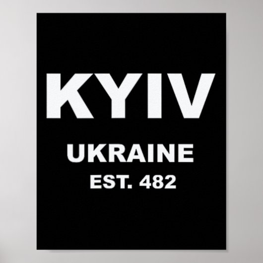 Kiev Oekraïne Poster (Voorkant)