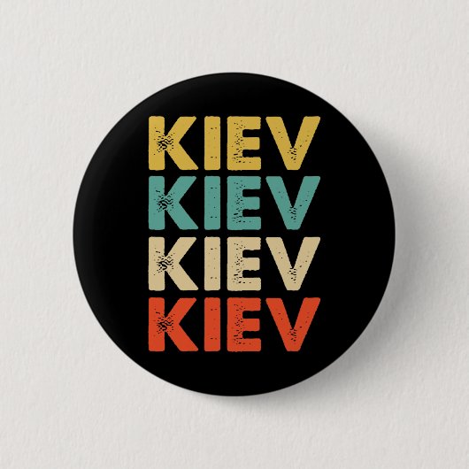 Kiev Oekraine  Ronde Button 5,7 Cm (Voorkant)