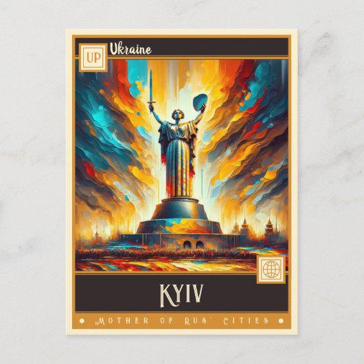 Kiev, Oekraïne |  schilderij Briefkaart (Voorkant)