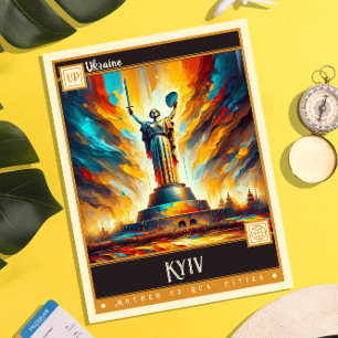 Kiev, Oekraïne    schilderij Briefkaart