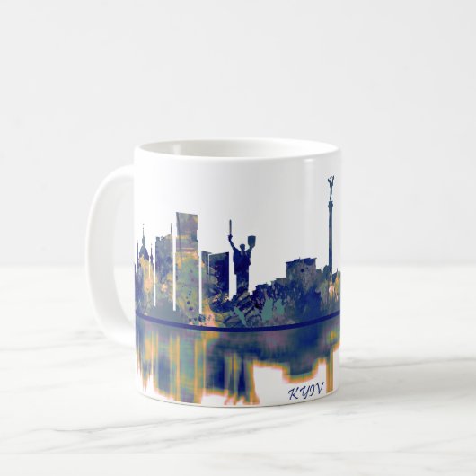 Kiev Skyline Koffiemok (Voorkant links)