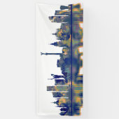 Kiev Skyline Spandoek (Verticaal)