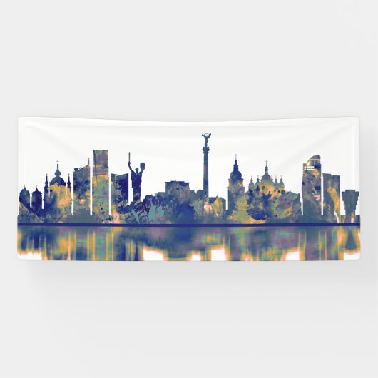 Kiev Skyline Spandoek (Horizontaal)