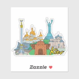 Kiev-stickers Sticker