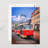 Kiev Tram Podil Kiev Oekraïne Briefkaart (Voorkant / Achterkant)