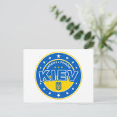 Kiev Ukraine Briefkaart (Staand voorkant)