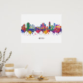 Kiev Ukraine Skyline Poster (Keuken)